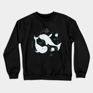 Beluga Whale Crewneck Sweatshirt